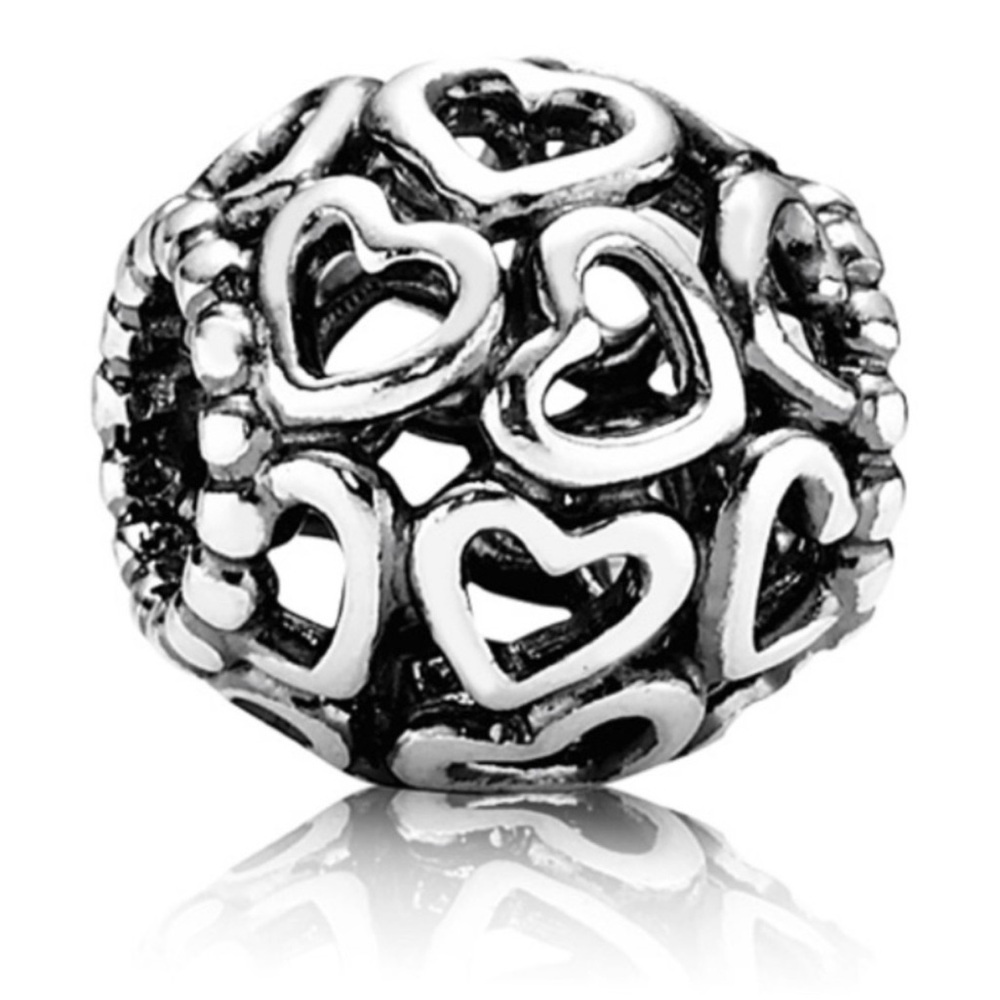 Authentic Pandora Heartfelt Openworks Charm